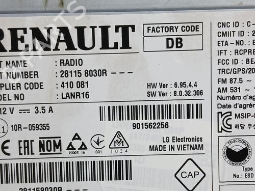 Radio RENAULT MEGANE IV Hatchback (B9A/M/N_) 1.3 TCe 115 (B9N9) | BP40149825E6 - Image 4