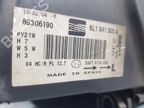 Venstre forlygte SEAT CORDOBA (6L2) 1.9 TDI | BP21387580C28 
