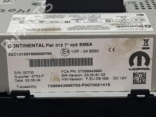 Electronic module FIAT 500 (312_)  | BP10088744M83 