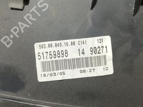 Instrument cluster FIAT PANDA (169_) 1.2 (169.AXB11, 169.AXB1A) | BP3714737C47 
