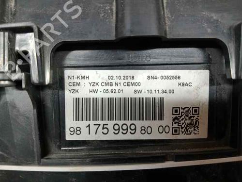 Instrument cluster CITROËN BERLINGO Box Body/MPV (B9)  | BP18247580C47 