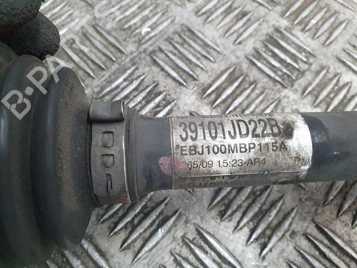 Left front driveshaft NISSAN QASHQAI / QASHQAI +2 I (J10, NJ10, JJ10E)  | BP11127708M38 