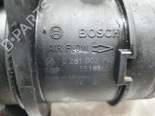 Mass air flow sensor FIAT BRAVO II (198_) 1.9 D Multijet (198AXB1A) | BP11700734M95 