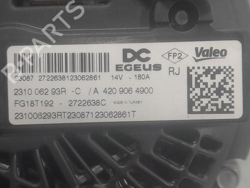 Alternator RENAULT EXPRESS Box Body/MPV  | BP31013112M7 