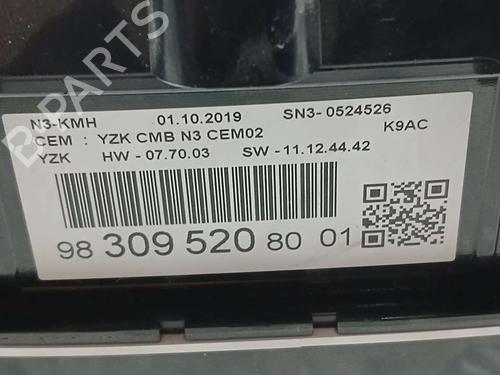 Instrument cluster CITROËN BERLINGO Box Body/MPV (K9)  | BP19276266C47 