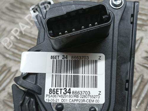 Pedal PEUGEOT 3008 II SUV (MC_, MR_, MJ_, M4_)  | BP12502919I4 