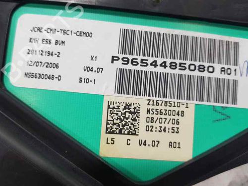 Instrument cluster PEUGEOT 307 SW (3H)  | BP18001238C47 
