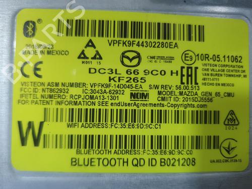 Electronic module MAZDA 2 Hatchback (DL, DJ) 1.5 SKYACTIV-G | BP38302654M83 - Image 5