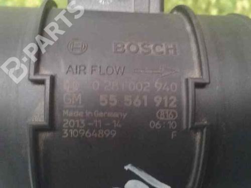 Mass air flow sensor OPEL ASTRA J Sports Tourer (P10) 1.7 CDTI (35) | BP1590981M95 