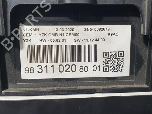 Instrument cluster CITROËN BERLINGO / BERLINGO FIRST Box Body/MPV (M_)  | BP11838925C47 