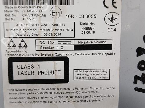 Electronic module TOYOTA AURIS (_E18_) 1.8 Hybrid (ZWE186_, ZWE186R) | BP39134594M83 - Image 2