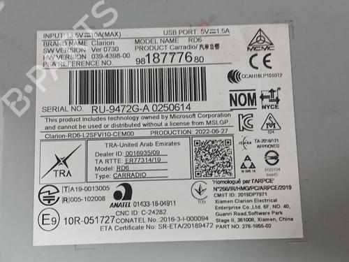 Radio FIAT SCUDO Van 1.5 Multijet 120 (506) | BP40296089E6 - Image 3