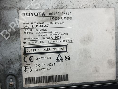 Radio TOYOTA HILUX VIII Pickup (_N1_)  | BP25006013E6 