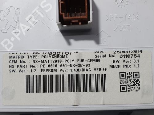 Instrument cluster PEUGEOT 508 I (8D_)  | BP8180376C47 