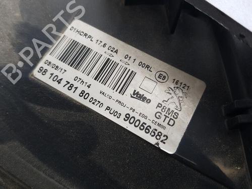 Used Left headlight PEUGEOT 3008 II SUV (MC_, MR_, MJ_, M4_) 1.2 THP/ PureTech 130 (MRHNSM, MRHNSU, MRHNSJ, MRHNYW,... (131 hp) 29455568
