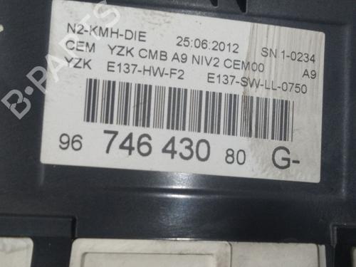 Instrument cluster PEUGEOT 208 I (CA_, CC_)  | BP21663882C47 