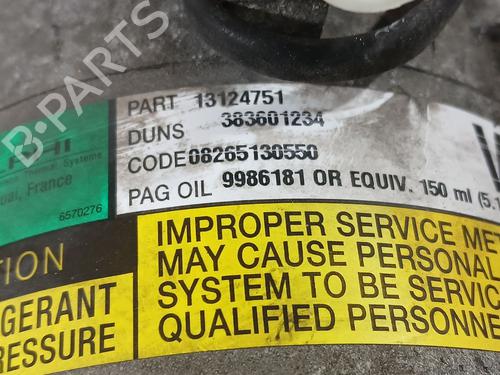 AC compressor OPEL ASTRA H GTC (A04) 1.7 CDTi (L08) | BP36868132M34  - Image 5