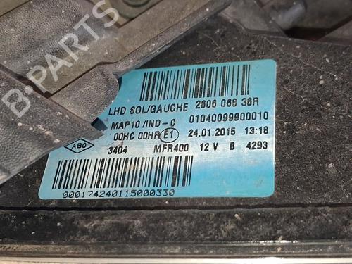 Left headlight RENAULT FLUENCE (L3_) 1.5 dCi (L30D, L30L, L306, L33F, L33L, L33M, L33V, L33W) | BP39600854C28 - Image 2