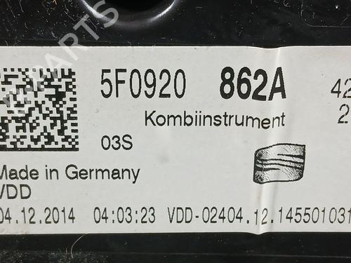 Instrument cluster SEAT LEON (5F1) 1.6 TDI | BP34115265C47 - Image 3