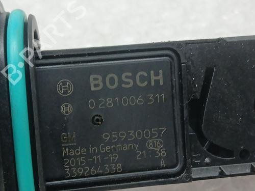 Mass air flow sensor OPEL MOKKA / MOKKA X (J13) 1.6 CDTI (_76) | BP27832738M95 