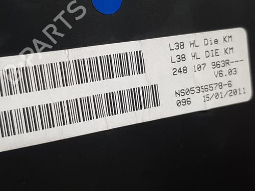 Instrument cluster RENAULT FLUENCE (L3_) 1.5 dCi (L30D, L30L, L306, L33F, L33L, L33M, L33V, L33W) | BP26182357C47