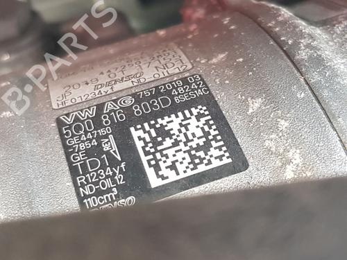 Used AC compressor AC compressor SEAT IBIZA V (KJ1, KJG) 1.0 TGI (90 hp) 33660109 33660109