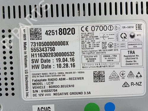 Electronic module OPEL CORSA E (X15) 1.4 (08, 68) | BP37514506M83 - Image 3