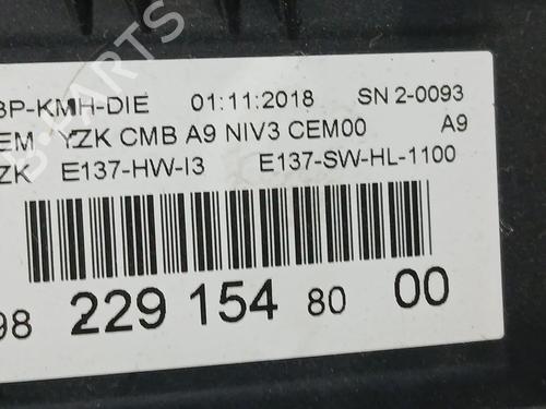 Instrument cluster PEUGEOT 208 I (CA_, CC_) 1.5 BlueHDI 100 | BP27611808C47 