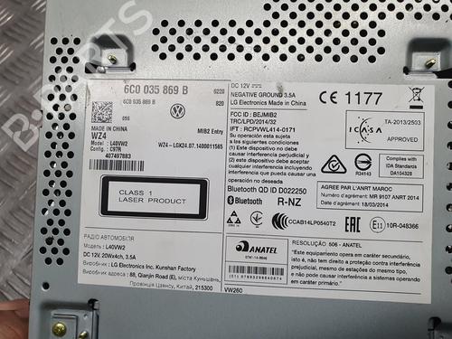 Electronic module VW POLO V (6R1, 6C1)  | BP15249775M83 