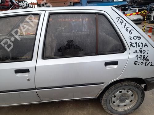 Used Left rear door PEUGEOT 205 I (741A/C) 1.7 Diesel (60 hp) 31716909