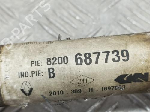 Used Left front driveshaft RENAULT KANGOO / GRAND KANGOO II (KW0/1_) 1.5 dCi 85 (KW0K, KW0L, KW0B) (86 hp) 12555987