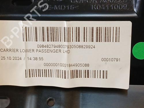 Airbag Kit PEUGEOT EXPERT Van (V_) 1.5 BlueHDi 120 | BP29463604C86 