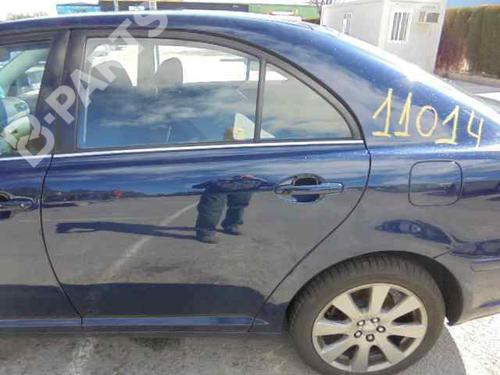 Dør venstre bagtil TOYOTA AVENSIS (_T25_) [2003-2008]  1044747