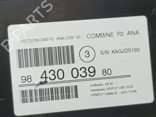 Instrument cluster PEUGEOT 208 II (UB_, UP_, UW_, UJ_)  | BP12506956C47 