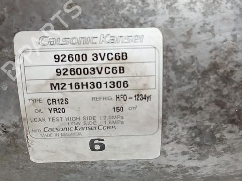 AC compressor NISSAN PULSAR Hatchback (C13) 1.5 dCi | BP25742084M34 - Image 3
