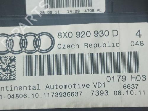 Instrument cluster AUDI A1 (8X1, 8XK) 1.6 TDI | BP24675194C47 