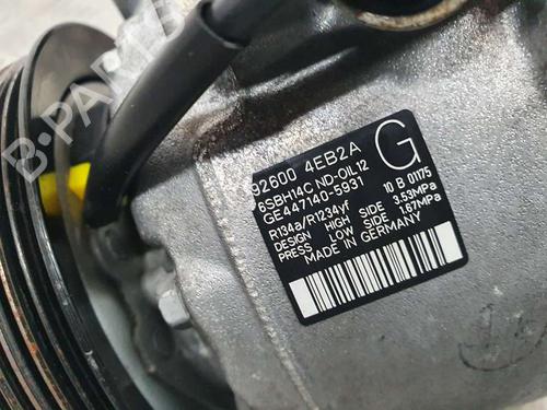 AC compressor NISSAN QASHQAI II SUV (J11, J11_)  | BP13936704M34 