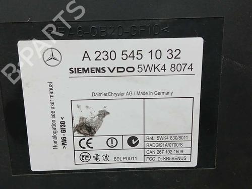 Electronic module MERCEDES-BENZ S-CLASS (W220)  | BP19074542M83 
