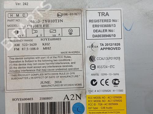 Radio HYUNDAI ix35 (LM, EL, ELH) 1.7 CRDi | BP26940467E6 
