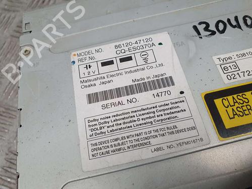 Radio TOYOTA PRIUS Liftback (_W2_)  | BP7220336E6 