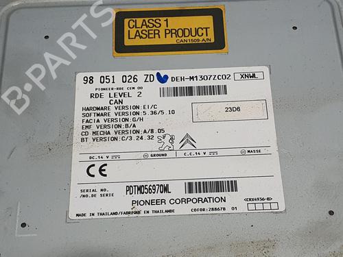 Radio PEUGEOT 208 I (CA_, CC_)  | BP4592971E6