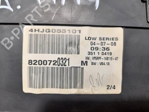 Instrument cluster RENAULT MEGANE II (BM0/1_, CM0/1_)  | BP14834246C47 