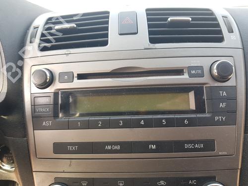 Used Radio TOYOTA AVENSIS Estate (_T27_) 2.0 D-4D (ADT270_, ADT270R) (126 hp) 24662751