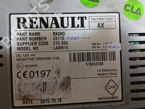 Radio RENAULT MEGANE IV Hatchback (B9A/M/N_) 1.5 dCi 110 (B9A3) | BP35987125E6 - Image 4