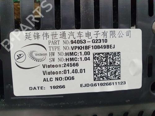 Instrument cluster HYUNDAI IONIQ (AE) 1.6 GDI Hybrid | BP13923835C47 