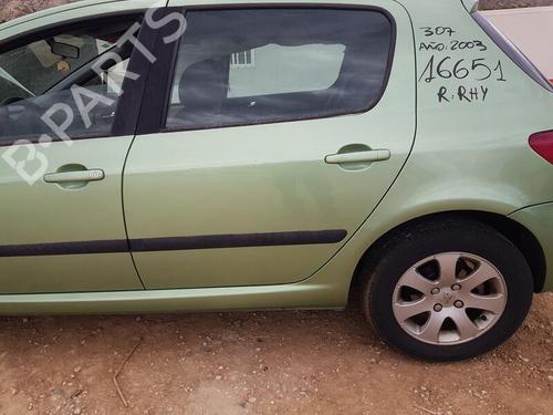 Used Left rear door PEUGEOT 307 (3A/C) 2.0 HDi 90 (90 hp) 26449780