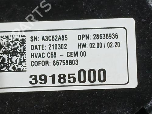 Climate control OPEL CORSA F (P2JO) 1.2 (68) | BP39514392I5 - Image 3