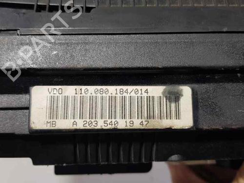 Instrument cluster MERCEDES-BENZ C-CLASS Coupe (CL203)  | BP6809039C47 