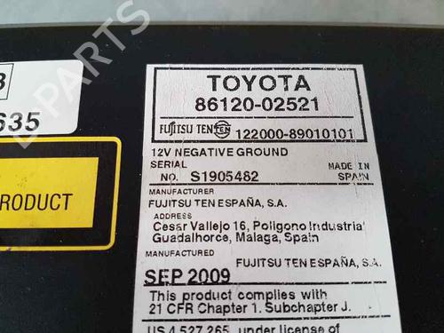 Radio TOYOTA AURIS (_E15_)  | BP1969931E6