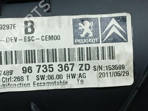 Radio PEUGEOT 5008 (0U_, 0E_)  | BP24618118E6 